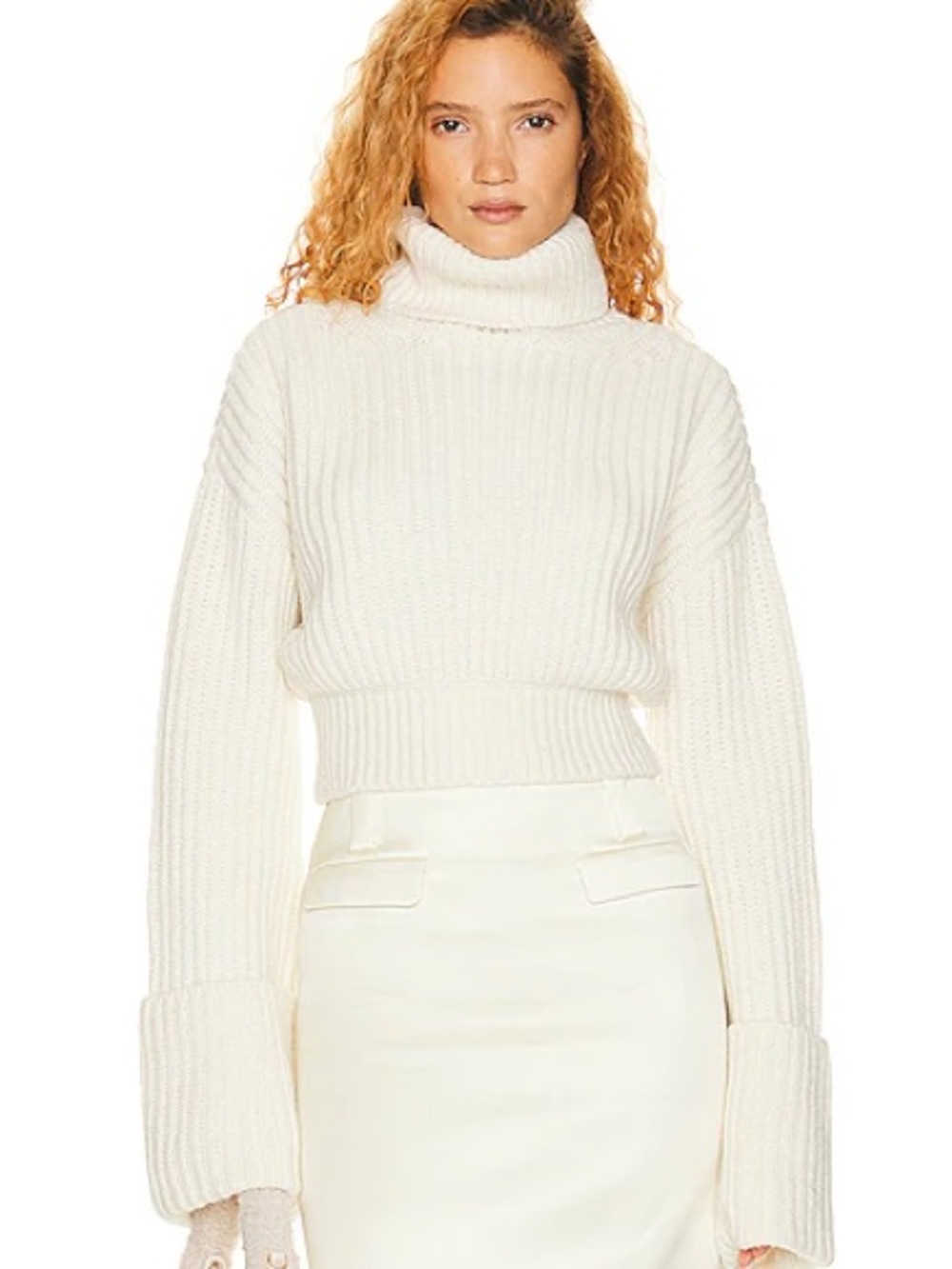 Esti Turtleneck Sweater in ivory